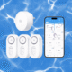Smart water leak detection devices displayed
