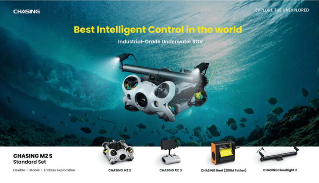 CHASING M2 S Underwater ROV (656’ Tether): The Industrial Workhorse Review 74 CHASING M2 S Underwater ROV (656’ Tether)